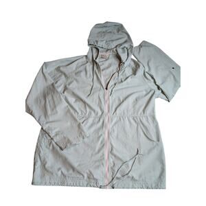 EXOFFICIO Plaid Light Jacket Hooded Coat Plaid Womens Size XL